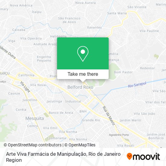 Arte Viva Farmácia de Manipulação map