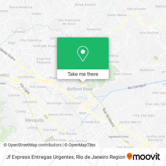 Jf Express Entregas Urgentes map