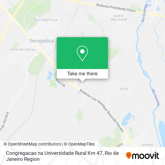 Congregacao na Universidade Rural Km 47 map