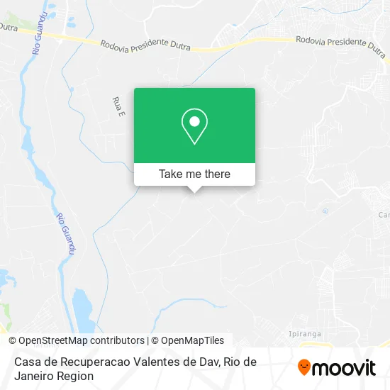 Casa de Recuperacao Valentes de Dav map