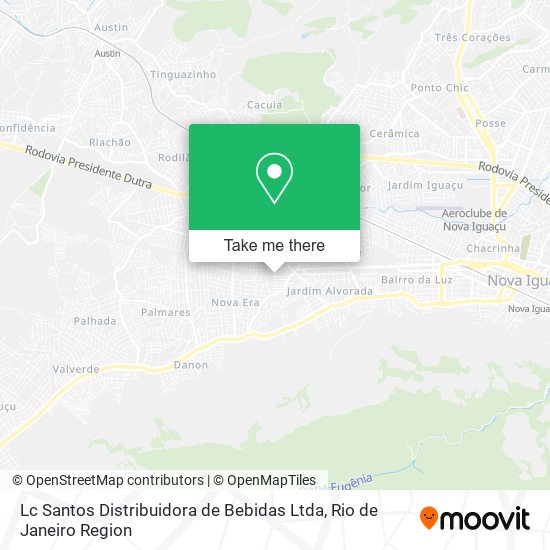 Mapa Lc Santos Distribuidora de Bebidas Ltda