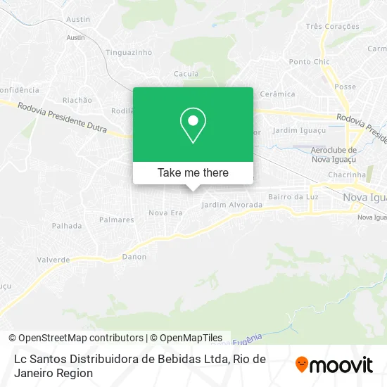 Lc Santos Distribuidora de Bebidas Ltda map