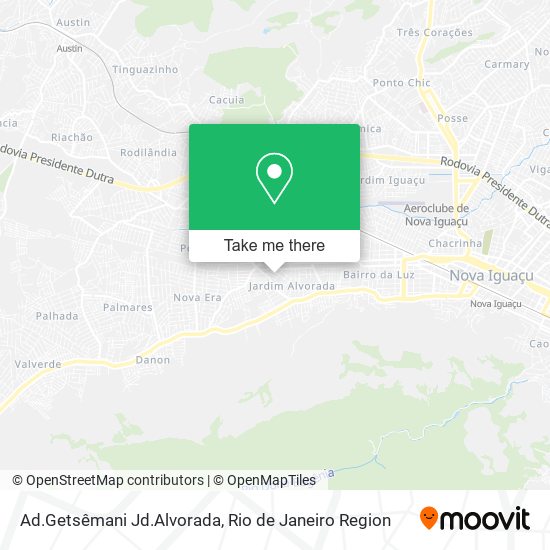 Mapa Ad.Getsêmani Jd.Alvorada