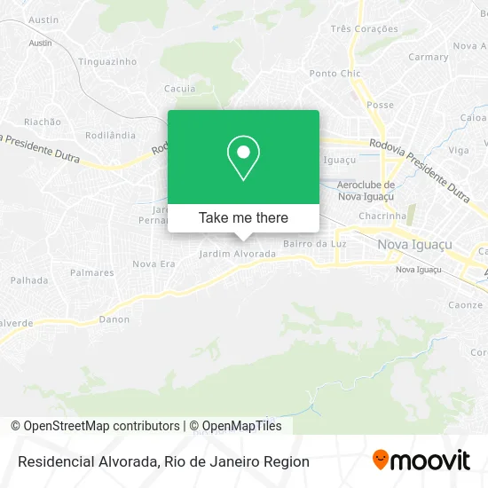 Residencial Alvorada map