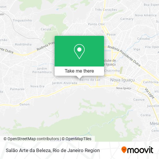 Salão Arte da Beleza map
