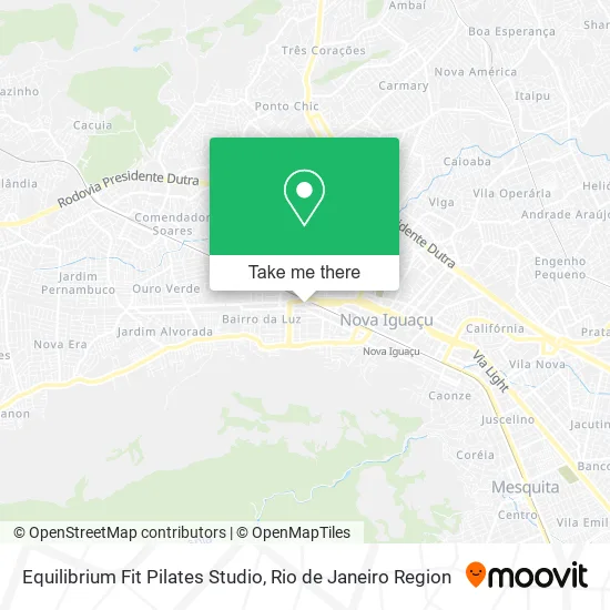Equilibrium Fit Pilates Studio map