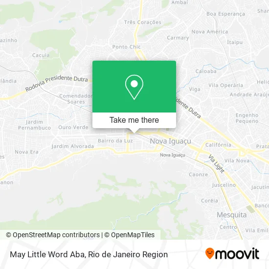 May Little Word Aba map