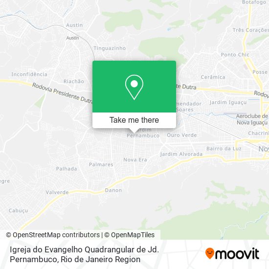 Igreja do Evangelho Quadrangular de Jd. Pernambuco map