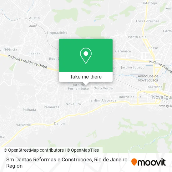 Sm Dantas Reformas e Construcoes map