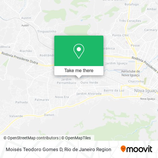 Moisés Teodoro Gomes D map