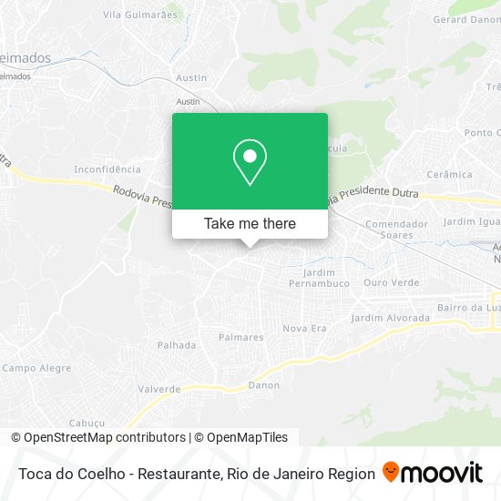 Toca do Coelho - Restaurante map