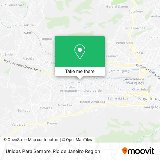 Unidas Para Sempre map