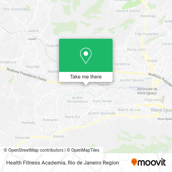 Health Fitness Academia map