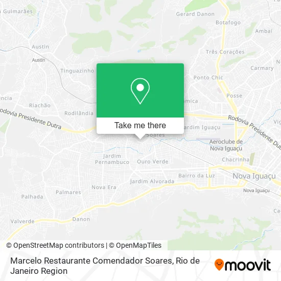 Marcelo Restaurante Comendador Soares map