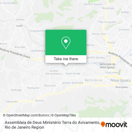 Assembleia de Deus Ministério Terra do Avivamento map