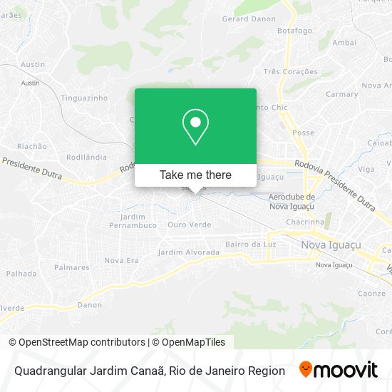 Quadrangular Jardim Canaã map