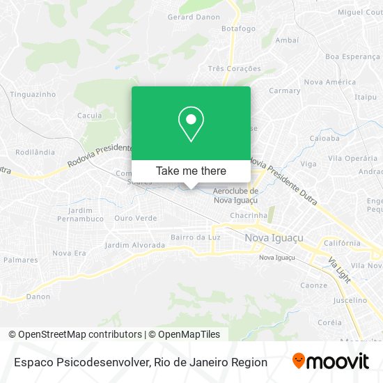 Espaco Psicodesenvolver map