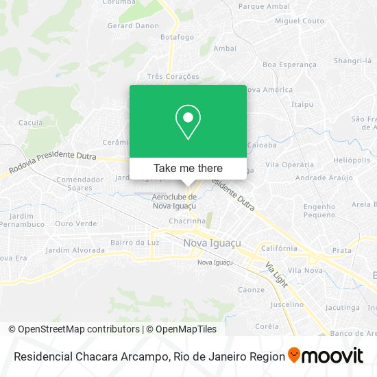 Residencial Chacara Arcampo map