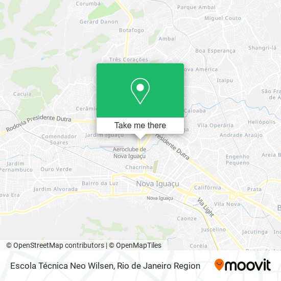 Mapa Escola Técnica Neo Wilsen