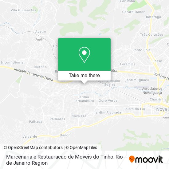 Marcenaria e Restauracao de Moveis do Tinho map