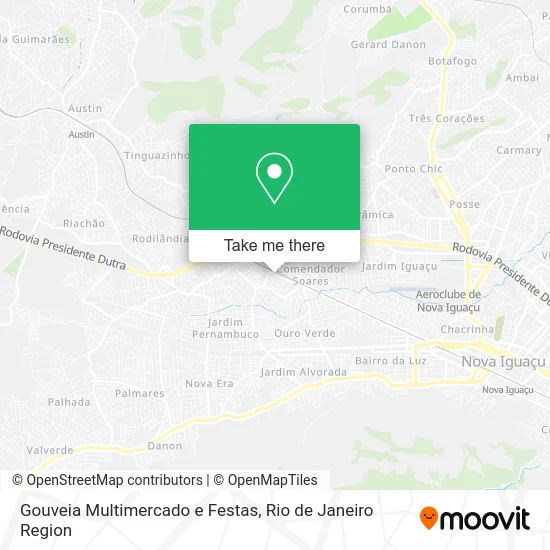 Gouveia Multimercado e Festas map