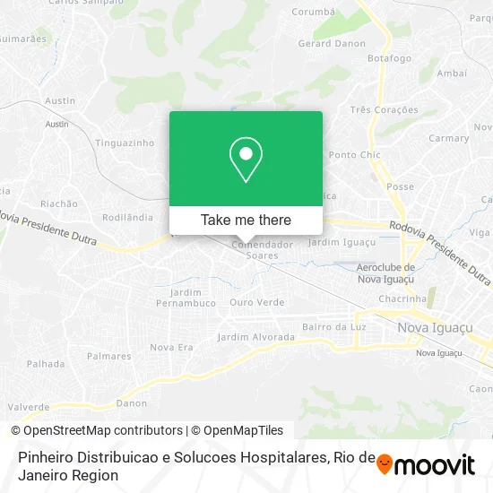 Pinheiro Distribuicao e Solucoes Hospitalares map