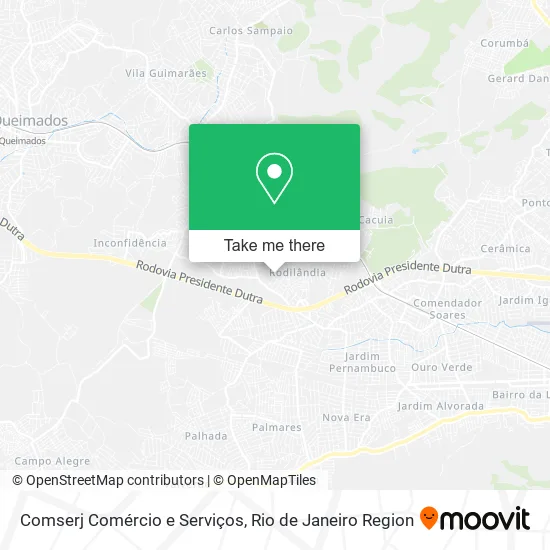 Comserj Comércio e Serviços map