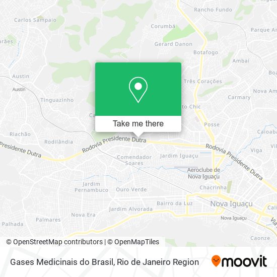 Mapa Gases Medicinais do Brasil