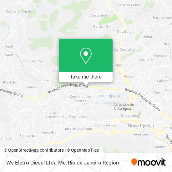 Mapa Ws Eletro Diesel Ltda-Me