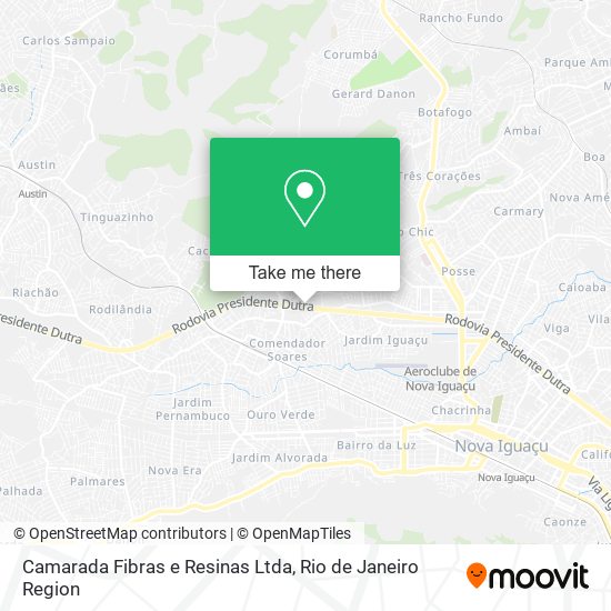 Camarada Fibras e Resinas Ltda map