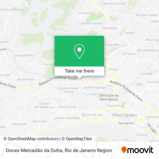 Doces Mercadão da Dutra map