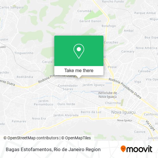 Bagas Estofamentos map