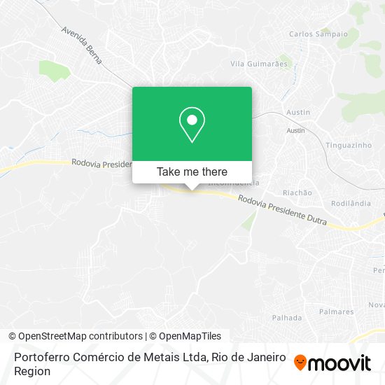 Portoferro Comércio de Metais Ltda map