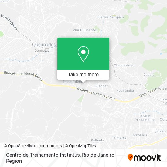 Centro de Treinamento Instintus map