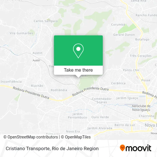 Cristiano Transporte map