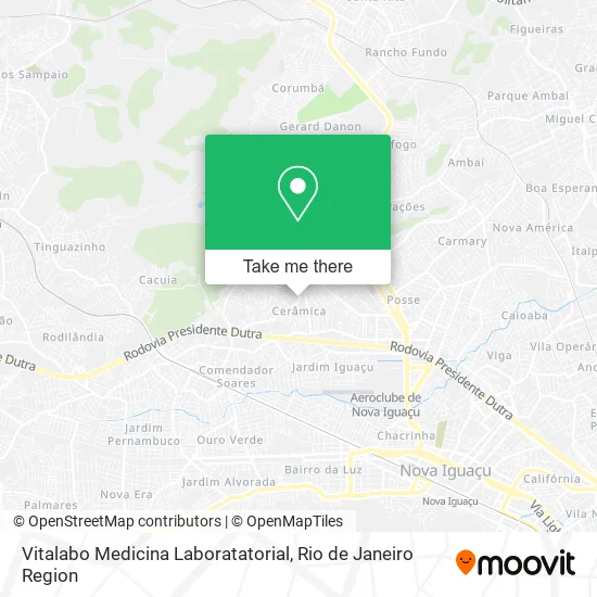 Vitalabo Medicina Laboratatorial map