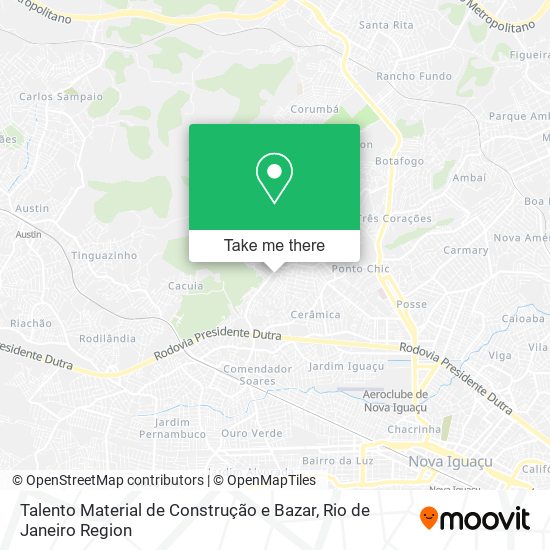 Talento Material de Construção e Bazar map