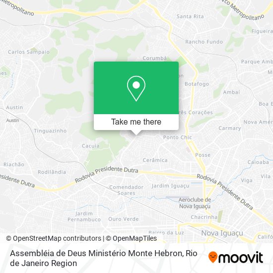 Assembléia de Deus Ministério Monte Hebron map