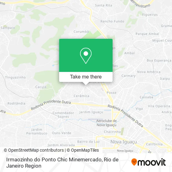 Irmaozinho do Ponto Chic Minemercado map
