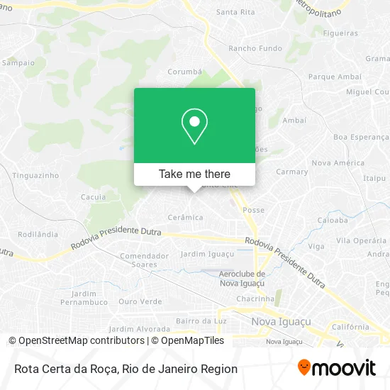 Rota Certa da Roça map