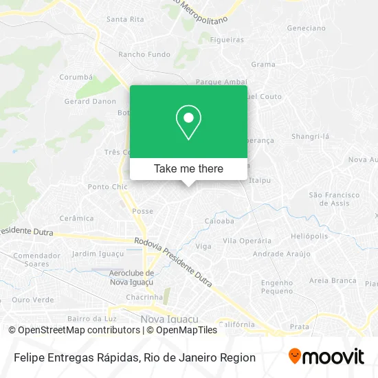 Felipe Entregas Rápidas map