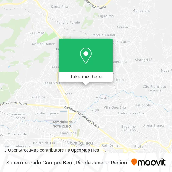 Supermercado Compre Bem map