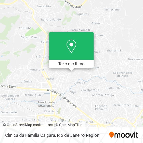 Clínica da Família Caiçara map