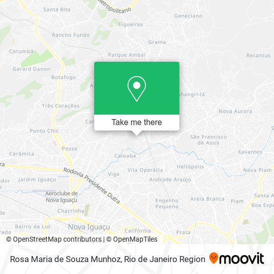 Rosa Maria de Souza Munhoz map