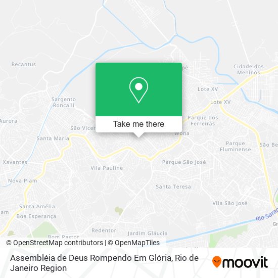 Assembléia de Deus Rompendo Em Glória map