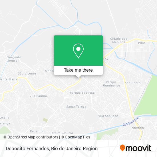 Depósito Fernandes map