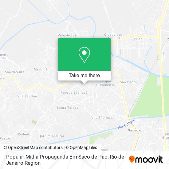 Popular Mídia Propaganda Em Saco de Pao map