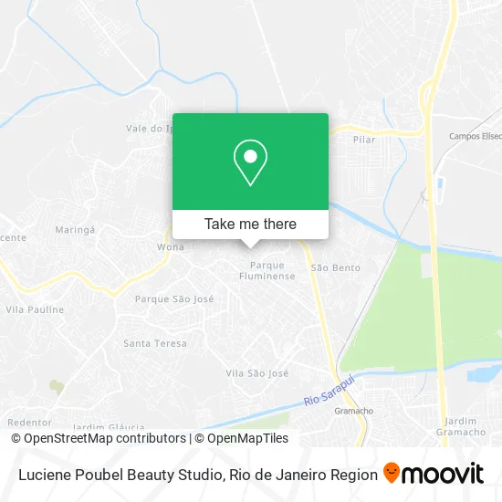 Luciene Poubel Beauty Studio map
