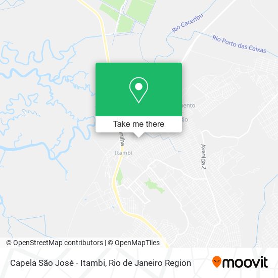 Capela São José - Itambi map