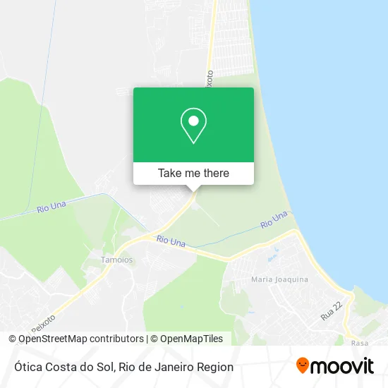 Ótica Costa do Sol map